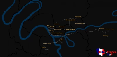 Île-de-France (Paris Suburbs) Map v0.1.0 1.49