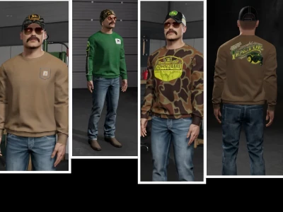 John Deere themed clothing pack v1.0.0.0