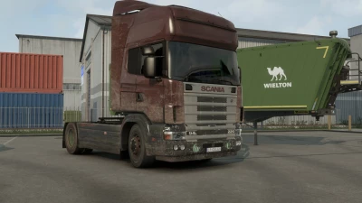 Scania 4 Series dirty skin pack v1.0