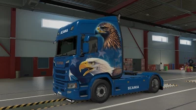 Scania R NG Eagle Airbrush Skin 1.49