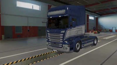 Scania RJL Grey Blue Skin 1.49