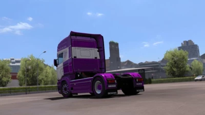 Scania RJL My Life My Rules Purple Skin v1.0