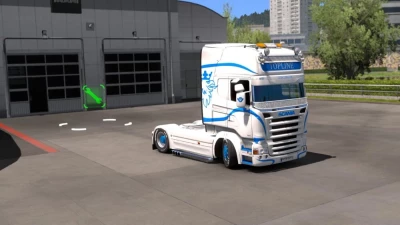 Scania RJL White Blue Holland Style v1.0