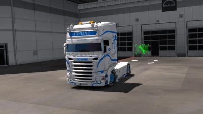 Scania RJL White Blue Holland Style v1.0