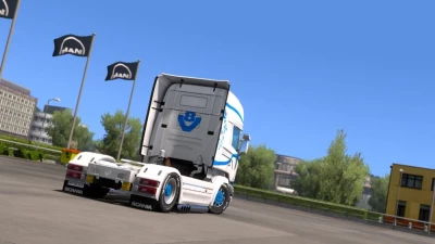 Scania RJL White Blue Holland Style v1.0