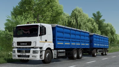 Kamaz-5490 tandem & Prisep trailer v1.0.0.0