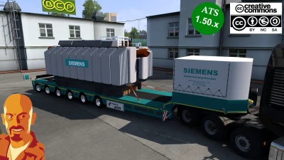 95TN SIEMENS TRANSFORMATOR TRAILER ETS2 1.50.x