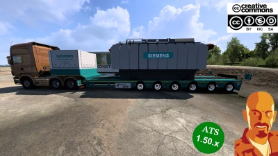 95TN SIEMENS TRANSFORMATOR TRAILER ETS2 1.50.x