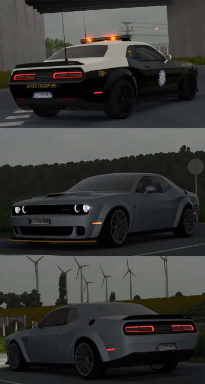 [ATS] Dodge Challenger SRT Hellcat Widebody 2018 v1.8 1.50