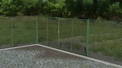 Chain Link Fence With Gate v1.0.0.0