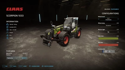 CLAAS Scorpion 1033 v1.3.0.0