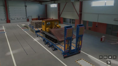 Additional weights for the Lowbed Trailer ETS2 1.50.x