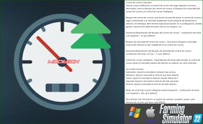 Enhanced Cruise Control VERSIÓN EN ESPAÑOL V1.0.0.0