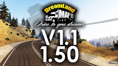 [ETS 2] DreamLand Map 1:1 Scale v1.1 / 1.50