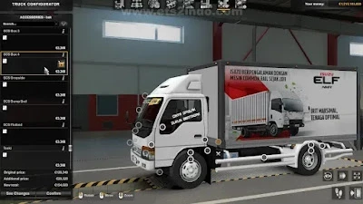 ISUZU NKR SERIES + ENGINE TRANSMISSION SOUND MOD V1.0 1.49/1.50