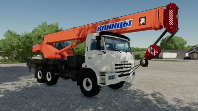 Kamaz crane Klincy 6x6 v2.0.0.0