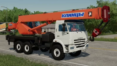 Kamaz crane Klincy 6x6 v3.0.0.0