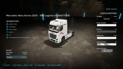 Mercedes Actros 2022 XPO Logistics v1.0.0.0