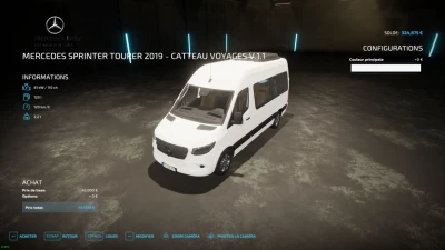 Mercedes-Benz Sprinter Tourer Catteau Voyages v1.1.0.0