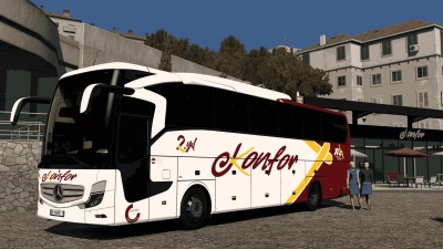 Mercedes Benz Travego 15 SHD Euro 6 Konfor Turizm Skinpack V2.0