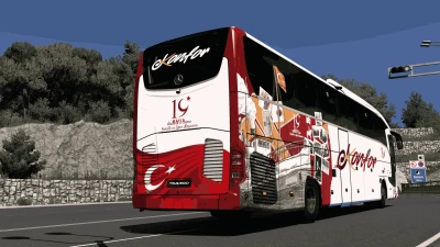 Mercedes Benz Travego 16 SHD E6 Konfor Turizm 19 Mayıs Özel Skin v1.0