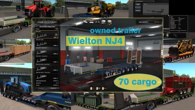 Ownable overweight trailer Wielton NJ4 v1.7.17