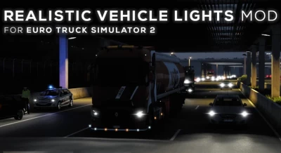 Realistic Vehicle Lights Mod v7.4 1.50