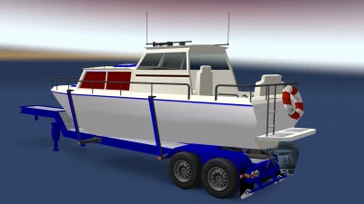 SMALL BOAT TRAILER ETS2 1.50