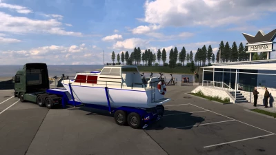 SMALL BOAT TRAILER ETS2 1.50