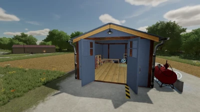 Small Workshop Garage And Gas Station For Your Farm v1.0.0.0