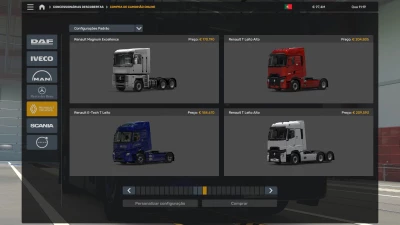 ALL TRUCKS AT THE DEALER ETS2 1.0 1.50