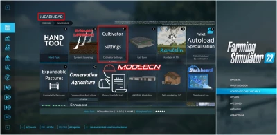 Cultivator Settings VERSIÓN EN ESPAÑOL v1.0.0.1