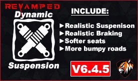 [ETS2] Revamped Dynamic Suspension Fix Fatal Crash V6.4.5 1.50.x