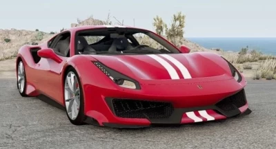 FERRARI 488 PISTA RED RIBBON V0.32