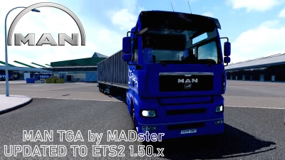 MAN TGA BY MADSTER UPDATED TO ETS2 1.50.X