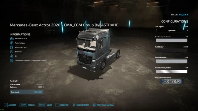 Mercedes Actros 2022 - CMA CGM Group v1.0.0.0