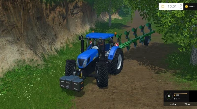 NEW HOLLAND T 7040 4WD FL NEW BLUE V1.0