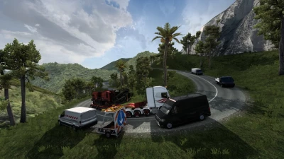 New Map Sitinjau Lauik V13.1 + Isuzu NKR for ETS2 1.49 to 1.50