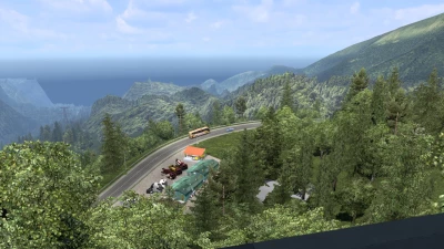 New Map Sitinjau Lauik V13.1 + Isuzu NKR for ETS2 1.49 to 1.50