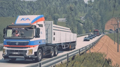 New Map Sitinjau Lauik V13.1 + Isuzu NKR for ETS2 1.49 to 1.50