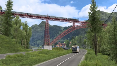 New Map Sitinjau Lauik V13.1 + Isuzu NKR for ETS2 1.49 to 1.50