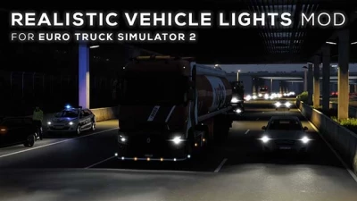 Realistic Vehicle Lights Mod v7.4