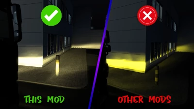 Realistic Yellow Headlights v1.0