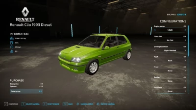 Renault Clio 1990 - 1998 (Petrol & Diesel) v1.0.0.0