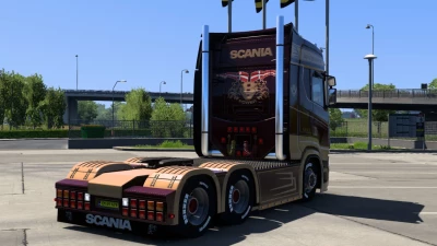 Scania NextGen R & S Bordeaux Red & Beige v2.0