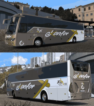 Temsa Safir Plus Euro 6 Konfor Turizm SkinPack v3.0