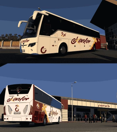 Temsa Safir Plus Euro 6 Konfor Turizm SkinPack v3.0