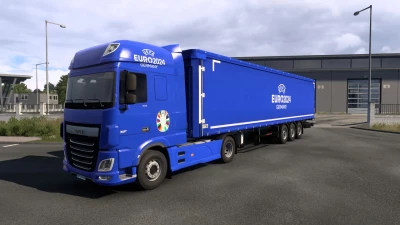 UEFA Euro 2024 Skin Pack for DAF XF v1.0