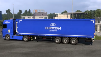 UEFA Euro 2024 Skin Pack for DAF XF v1.0