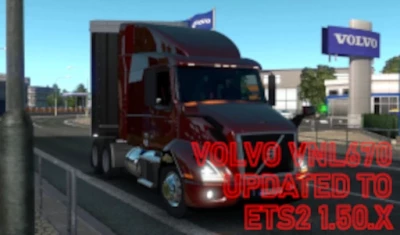 Volvo VNL670 for ETS2 1.50.X